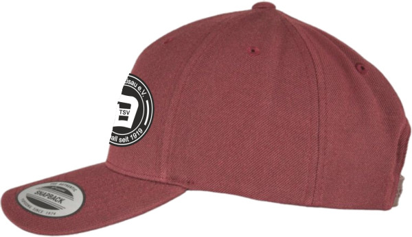 YP CLASSICS 5-PANEL PREMIUM CURVED VISOR SNAPBACK CAP inkl. Wappen (stn)