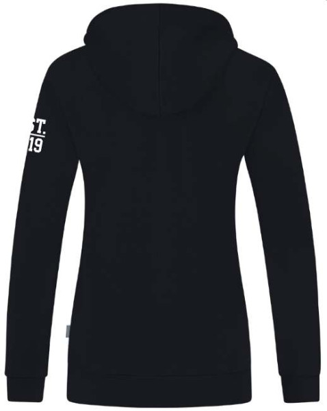 Damen Kapuzenjacke Organic inkl. Wappen u. "EST.1919" auf dem Ärmel (Initialen optional)