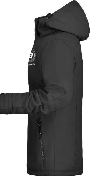 Damen Wintersoftshelljacke inkl. Wappen u. Vereinsname (Initialen optional)